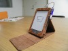 Brown PU Leather Flip Case Cover For New amazon Kindle 4 WiFi