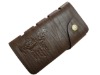 Brown PU leather wallet for men 2012