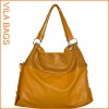 Brown Simple Fashion PU Shopper Shoulder Bag