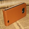Brown Vertical Flip Leather case for Samsung Paypal