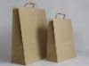 Brown kraft paper gift bag