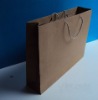 Brown kraft paper shopping bag