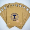 Brown kraft paper shopping bag