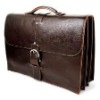 Brown leather bags