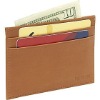 Brown leather card holder