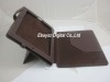 Brown leather case for apple ipad