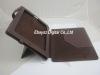 Brown leather case for apple ipad