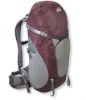 Brown outdoor hiking backpack