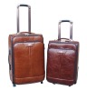 Brown pu luggage