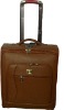 Brown pu luggage bag