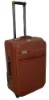 Brown pu luggage bag