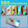 Brushed aluminum metal colorful hard case for iPhone4 4S