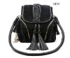 Bucket bag/Tassel/Knitting/Shoulder bag