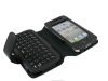 Buckle leather case with bluetooth keyboard for iPhone4