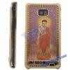Buddha Pattern Electroplate Hard Shell Case Cover for Samsung Galaxy S2 i9100