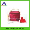 Bulk pink  pu cosmetic bag