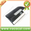 Business Holder Name Credit Card Leather Case Black