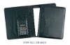 Business PU leather zip portfolio