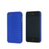 Business design PC/TPU mesh blue Phone case For iphone4S