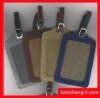 Business gifts leather travel tag-luggage tag