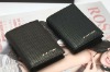 Business leather card holder,credit black color,DF-098