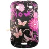 Butterfies Design Both Sides Plastic Protector Hard Cover Case For Blackberry Bold 9900 9300