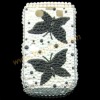 Butterflies Rhinestone Detachable Case Shell Skin For Blackberry Bold 9700