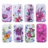 Butterflies and Flowers Design Silicone Case for HTC Bliss