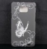 Butterfly Hard Back Case For Samsung Galaxy S2 i9100 Black