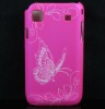Butterfly Hot Pink Skin Hard Back Case Cover For Samsung i9000 Galaxy S