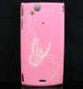 Butterfly Pink Hard Back Case For Sony Ericsson Xperia Arc LT15i