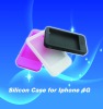 CE LFGB SGS Silicone Case For iPhone 4G