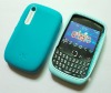 CF-P-0139 embossed silicone cell phone case for blackberry8520