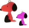 CF-Z-0043 dog shape silicone zipper puller for garment