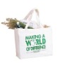 CHEAP GREEN INDIAN COTTON FASHION SHOPPING BAG