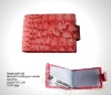 CHINESE HOT SELL 2011 BUSINESS LEATHER  ANTIBACTERIAL LADY CARD HOLDER/ PURSE/ WALLET