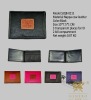 CHINESE HOT SELL 2011 BUSINESS LEATHER  ANTIBACTERIAL MENS CARD HOLDER/ WALLET/MONEY CLIP