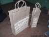 CHRISTMAS GIFT BAG/net jute shopping bag