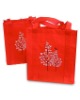 CN lowest price stocklot/overstock polyester shopping bag