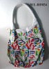 COLORFUL LETTERS PRINTED TOTE BAG