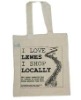 COTTON FABRIC SHOPPING BAG