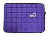 CROCO slim chocolate design laptop case with metal logo