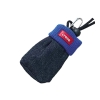 CROCO socks cotton pouch with carabiner