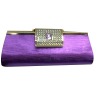 CT-EB002 purple color evening party bag