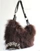 CX-H-14A Genuine Mongolian Sheep Fur Shoulder Bag