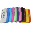 Camera design silicone skin for iphone 4G 4S