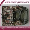 Camouflage canvas with leather bottom Military backpacks Army bag