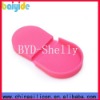 Candy color silicone key purse