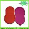 Candy color silicone key purse