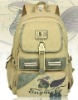 Canvas 16oz fabric economic school backpacks